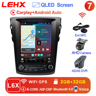 LEHX L6 Pro 2Din Android 11 Autoradio Multimedia Video pentru Toyota RAV4 Rav 4 2005-2013 Navigație Carplay GPS Stereo Tesla 9.7"