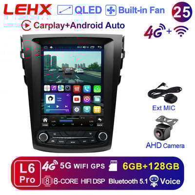 LEHX L6 Pro 2Din Android 11 Autoradio Multimedia Video pentru Toyota RAV4 Rav 4 2005-2013 Navigație Carplay GPS Stereo Tesla 9.7"