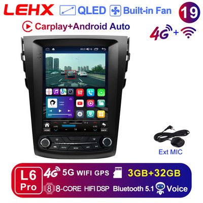 LEHX L6 Pro 2Din Android 11 Autoradio Multimedia Video pentru Toyota RAV4 Rav 4 2005-2013 Navigație Carplay GPS Stereo Tesla 9.7"