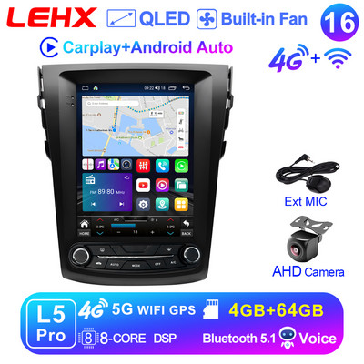 LEHX L6 Pro 2Din Android 11 Autoradio Multimedia Video pentru Toyota RAV4 Rav 4 2005-2013 Navigație Carplay GPS Stereo Tesla 9.7"