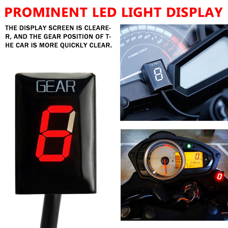 Kawasaki Z750 Z1000 Z-750 Z-1000 jaoks 2007 2008 2009 Mootorratta käigunäidiku kiiruse digitaalse näidiku mõõtja Ecu pistiku tarvikud