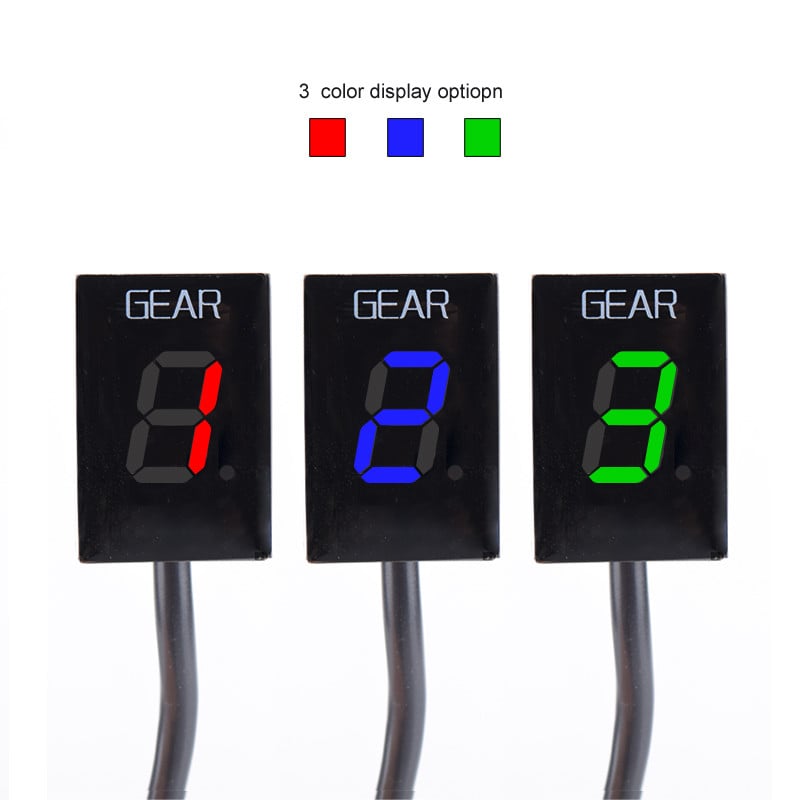 Kawasaki Z750 2004 2005 2006 2007 2008 2009 2010 2011 - 2012 motorkerékpár LCD 6 sebességes 1-6 fokozatú sebességváltó digitális mérőhöz