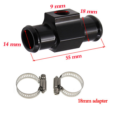 Mini contor de temperatură a apei KOSO pentru motocicletă pentru XMAX250 300 NMAX CB 400 CB500X Adaptor pentru temperatura apei pentru scuter și curse