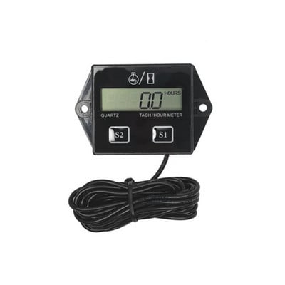LCD digitális motor számláló fordulatszámmérő mérő fordulatszám mérő 2 4 ütemű benzin vízálló autó motoros láncfűrész csónakhoz