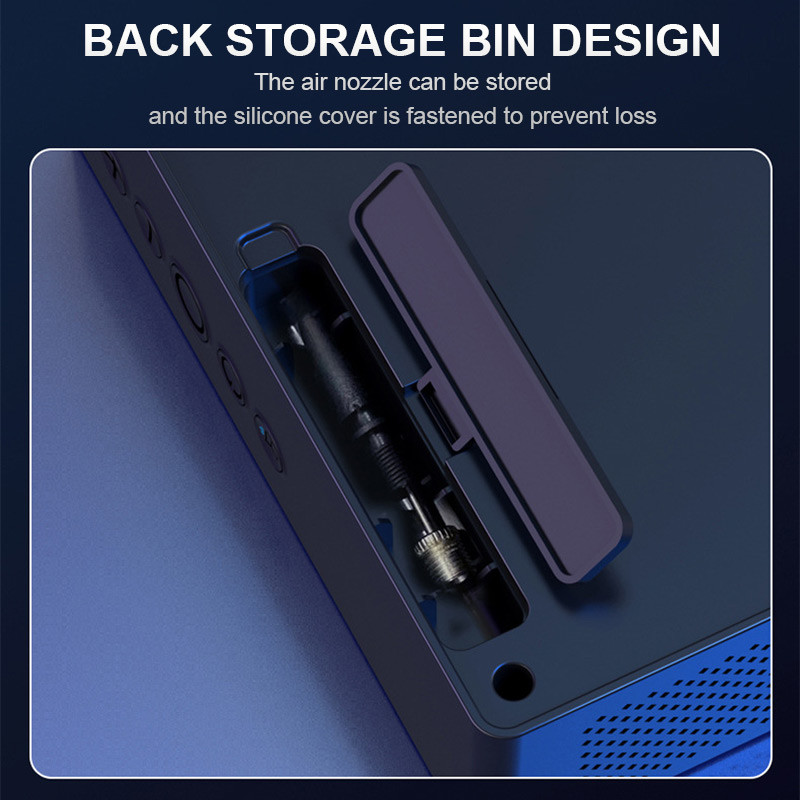 2 в 1 автомобилен стартер с двоен екран, цифров дисплей, преносима помпа за надуване, въздушен компресор, захранваща банка, аварийно захранване за кола