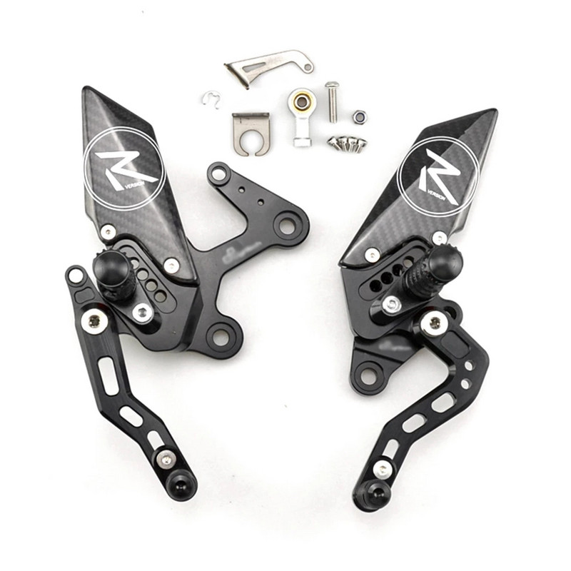Pentru KAWASAKI Ninja400 Ninja 400 Z400 Z 400 2018-2021 Seturi din spate Înălțiți pedala Resets reglabile Picioare Levier schimbător Kit de frână
