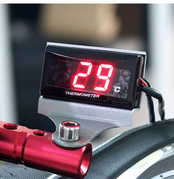 За KOSO Измервател на температурата на водата Мотоциклетни инструменти Термометър Цифров дисплей за температура за XMAX 300 NMAX 155 CB500X ER6N