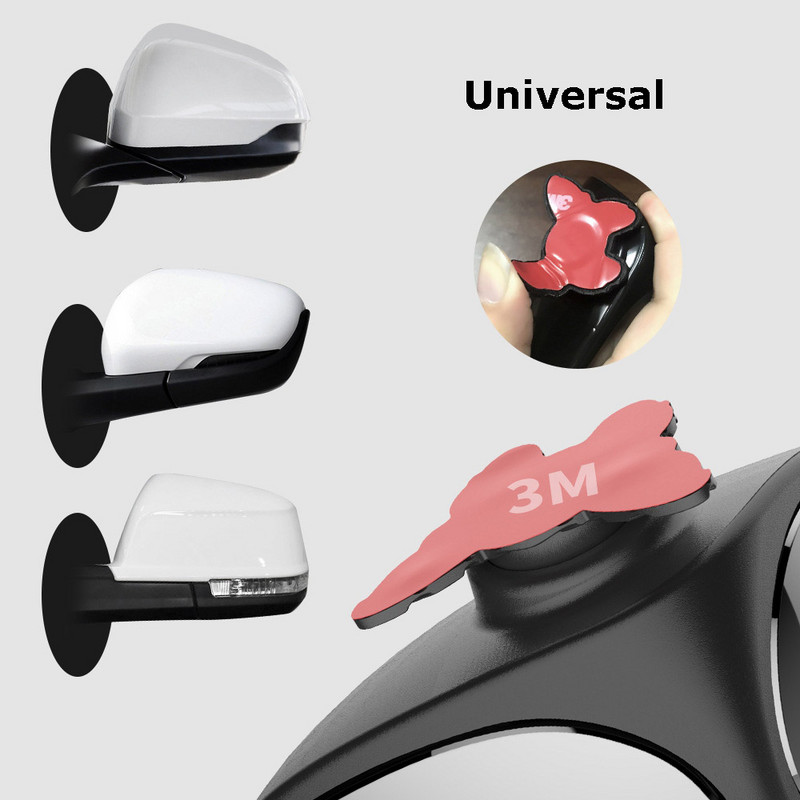 1 bucată oglindă convexă pentru unghi orb pentru mașină, rotativă la 360 de grade, pe 2 părți, accesorii de siguranță pentru oglindă de parcare pentru exterior