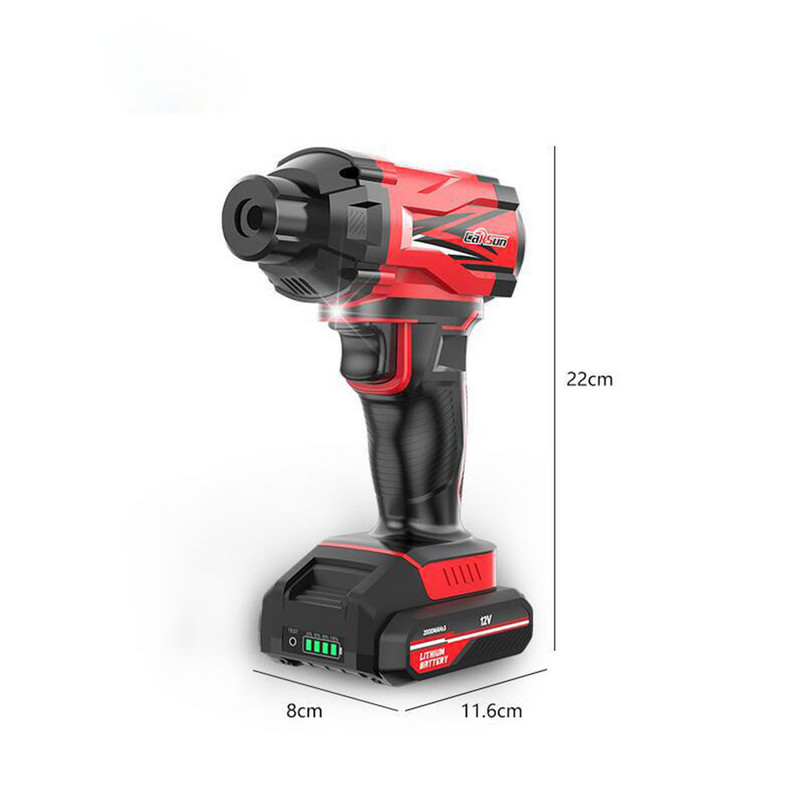 6000mAh Автомобилен въздушен компресор Преносима безжична помпа за помпане на гуми 12V 150PSI Безжична електрическа въздушна помпа за мотоциклет