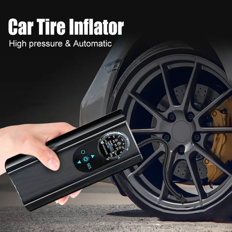120 W laetav auto õhukompressor 12 V 150 PSI elektriline juhtmeta rehvipumba pump mootorratta jalgratta auto rehvipallide jaoks