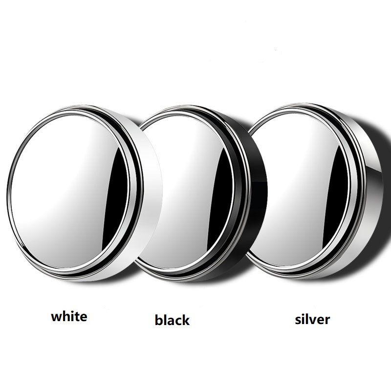 2 buc. Oglindă de unghi larg convexă HD 360 de grade reglabilă retrovizoare de siguranță pentru parcare autovehicul fără jantă marșarier