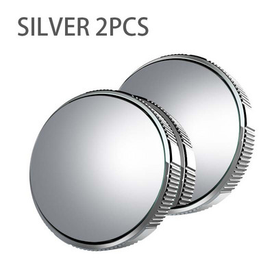 2 buc. Mini oglindă pentru unghiul mort, cu rotație de 360 de grade, cu unghi larg, impermeabilă, oglindă convexă pentru parcare pentru mașină Siguranța la conducere pentru vehicul