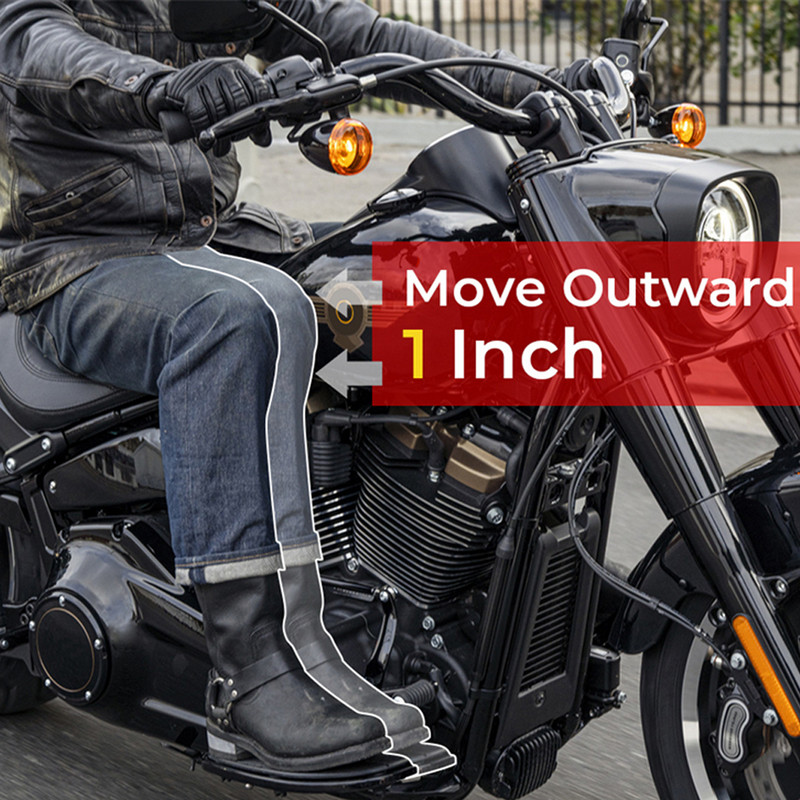 KEMIMOTO Suport de extensie pentru suport de picior pentru motocicleta Softail Model 2018-2022 Kit de extensie pentru podea șofer Accesorii pentru motociclete