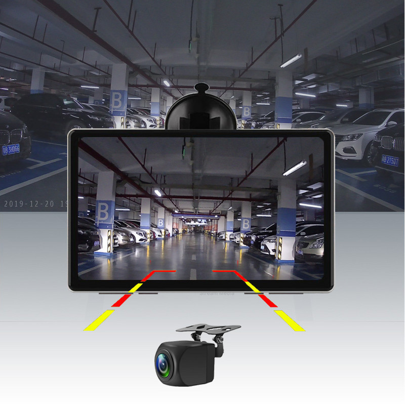 Oglindă pentru mașină universală de 7 inchi Radio pentru mașină Multimedia 4K WiFi GPS Video Recorder Wireless Carplay & Android Auto AUX cu fir Bluetooth