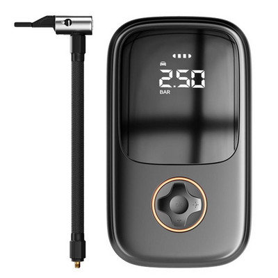 Automobilio oro pripūtimo siurblys, elektrinis, nešiojamas, skirtas automobilių motorinių dviračių padangoms, padangoms, išmaniesiems skaitmeniniams pripučiamiems belaidžiams oro pompams