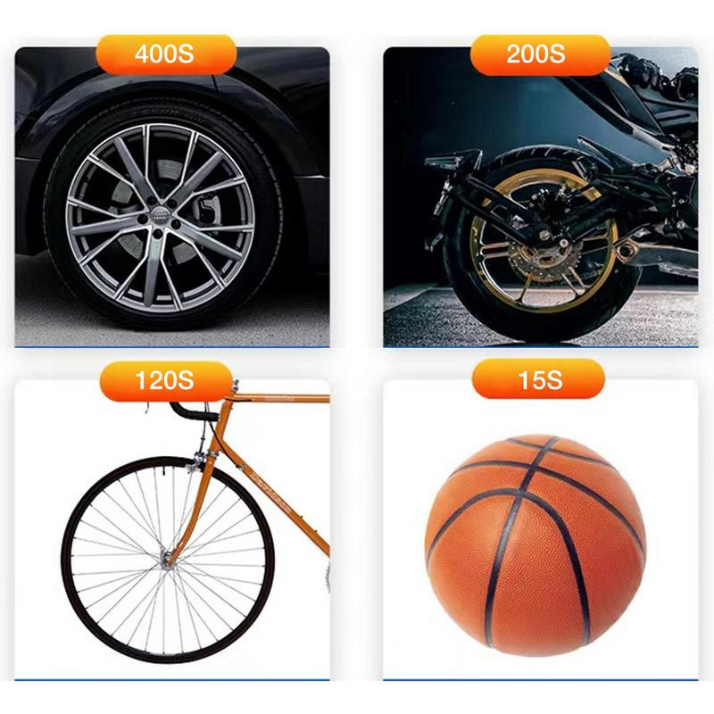 Automobilio oro pripūtimo siurblys, elektrinis, nešiojamas, skirtas automobilių motorinių dviračių padangoms, padangoms, išmaniesiems skaitmeniniams pripučiamiems belaidžiams oro pompams