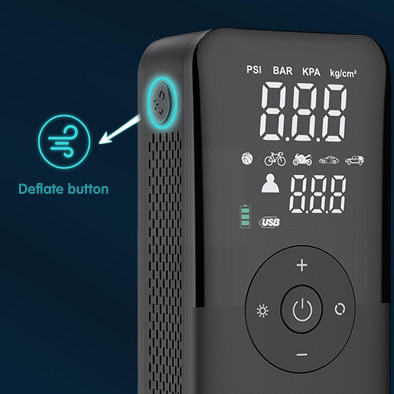 Compresor de aer 12v pompă de aer pentru mașină umflator portabil anvelope pompă electrică pentru motociclete compresor de aer pentru mașină motociclete Bicy Q2p7