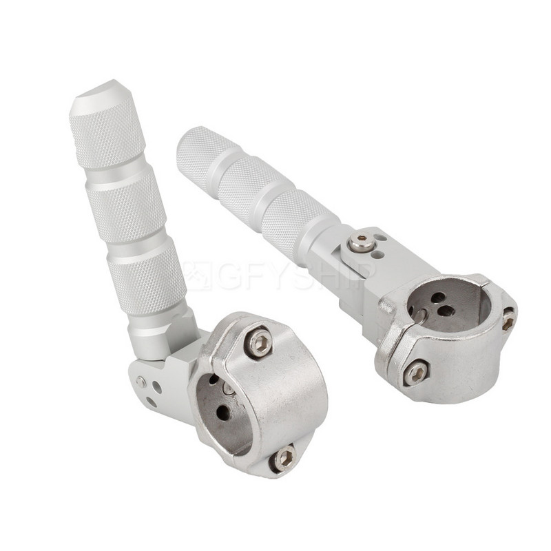 22mm 25mm 27mm 32mm Suport pentru picioare universal pentru autostradă pentru motociclete, rotativ 360 7/8 1 1,25 inci Suport pentru picior pentru bara de blocare pentru majoritatea modelelor