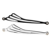 Aripă cromată neagră CNC Levier schimbător de viteze Legătură de schimbare din aluminiu pentru tricicletă Touring Road King Softail Street Glide