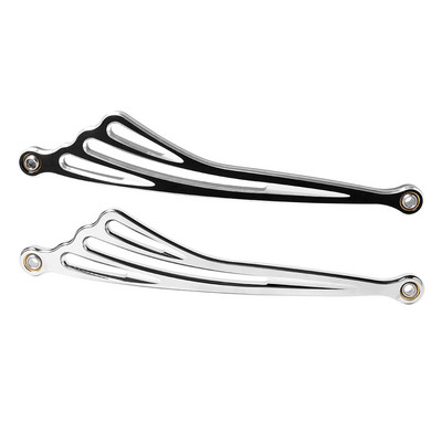 Juodas chromo sparnas CNC pavarų perjungimo svirties perjungimo svirtis aliuminis, skirtas Touring Road King Softail Street Glide trike