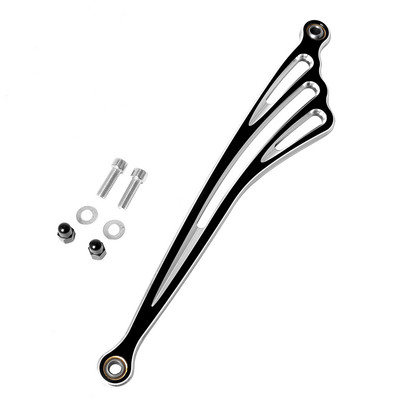 Aripă cromată neagră CNC Levier schimbător de viteze Legătură de schimbare din aluminiu pentru tricicletă Touring Road King Softail Street Glide