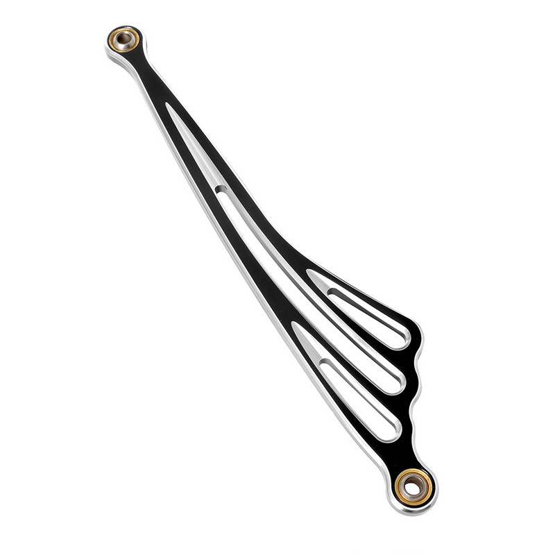 Aripă cromată neagră CNC Levier schimbător de viteze Legătură de schimbare din aluminiu pentru tricicletă Touring Road King Softail Street Glide