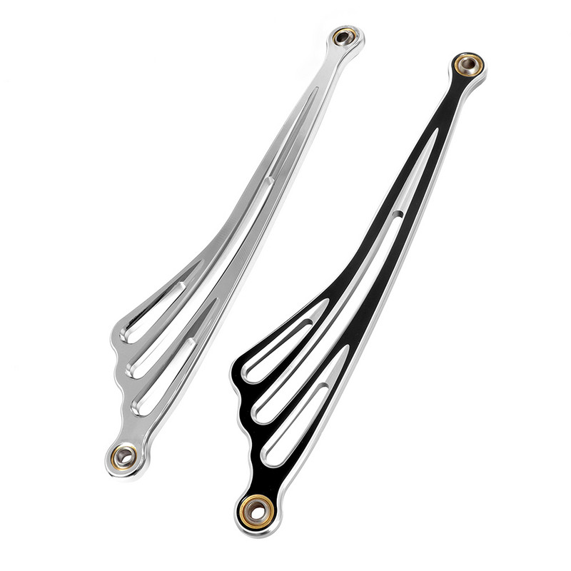 Aripă cromată neagră CNC Levier schimbător de viteze Legătură de schimbare din aluminiu pentru tricicletă Touring Road King Softail Street Glide