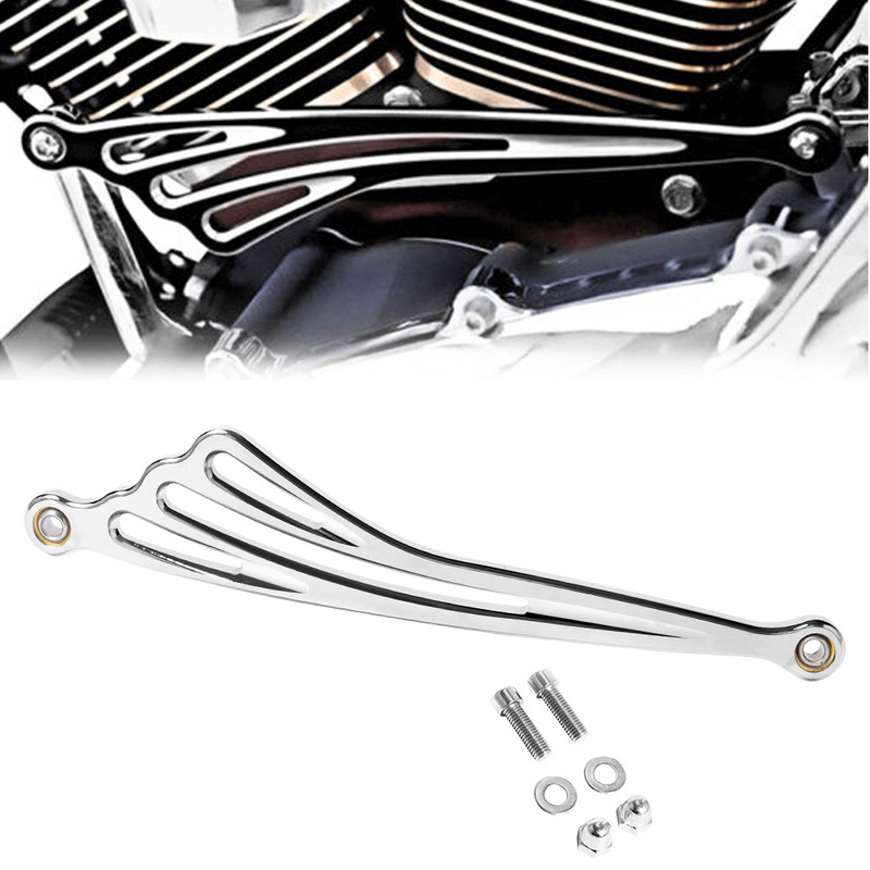 Aripă cromată neagră CNC Levier schimbător de viteze Legătură de schimbare din aluminiu pentru tricicletă Touring Road King Softail Street Glide