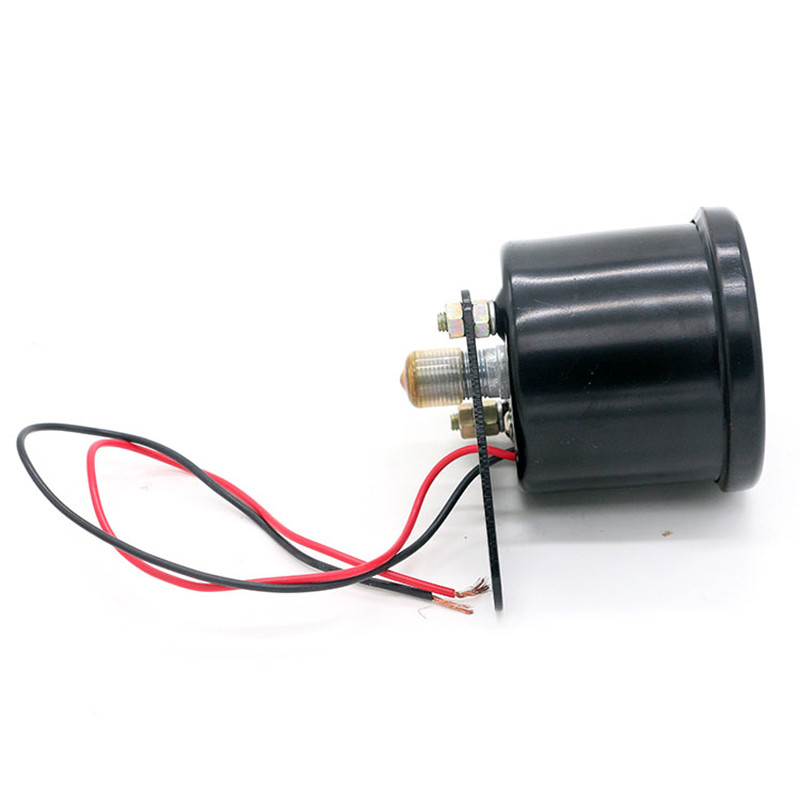 Universalus retro juodas instrumentas motociklui DC 12V Refit Motoroleris Spidometras Odometras Tachometras Motociklo variklio matuoklis