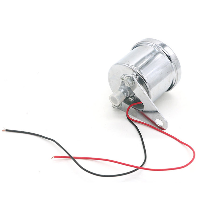 Universalus retro juodas instrumentas motociklui DC 12V Refit Motoroleris Spidometras Odometras Tachometras Motociklo variklio matuoklis