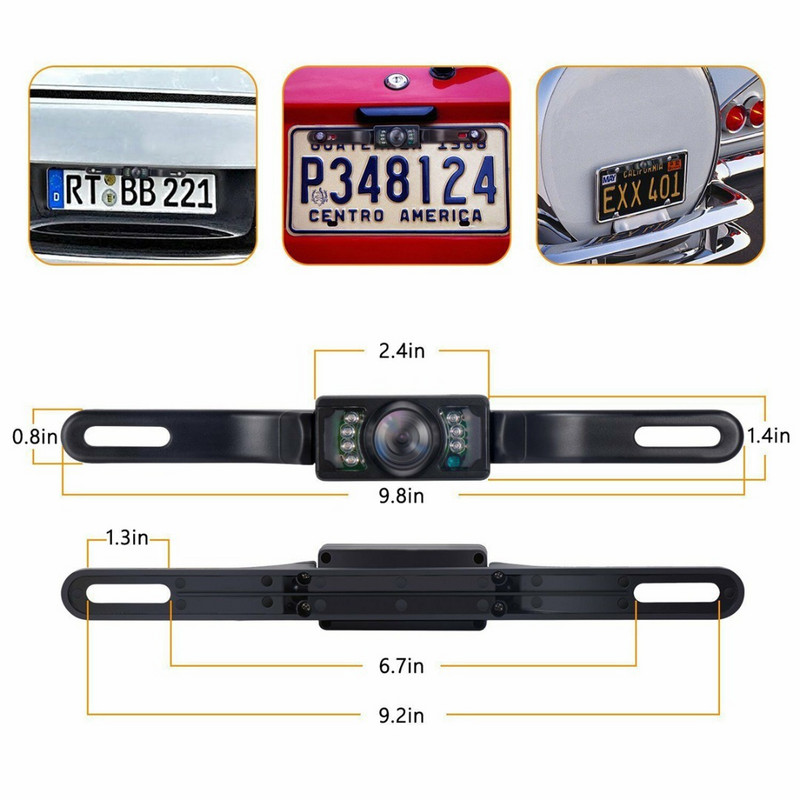 5-tolline TFT LCD autovärvi HD Sucker Monitor tagurduskaamera auto turvamonitor tagurpidi varuparkimiskaamera sõidusalvesti