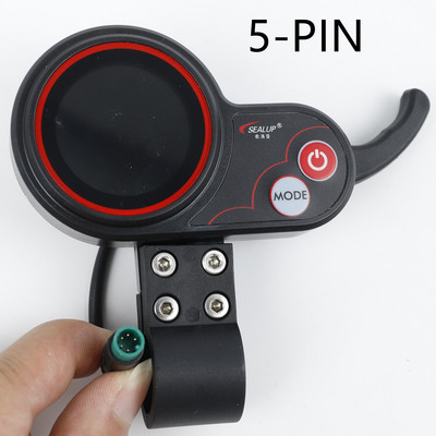 Panou de afișare a scuterului de încărcare USB 36V48V TF‑100 Instrument de comunicare cu 5/6 pini pentru controlerul electric KUGOO M4