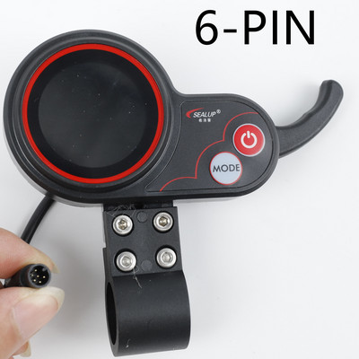 Panou de afișare a scuterului de încărcare USB 36V48V TF‑100 Instrument de comunicare cu 5/6 pini pentru controlerul electric KUGOO M4