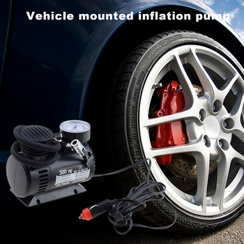 Αναλώσιμα αυτοκινήτου Universal Car Auto 300psi 12v Mini Air Compressor Tire Iator For Bicycle Tires Ball Auto Tire Accessories