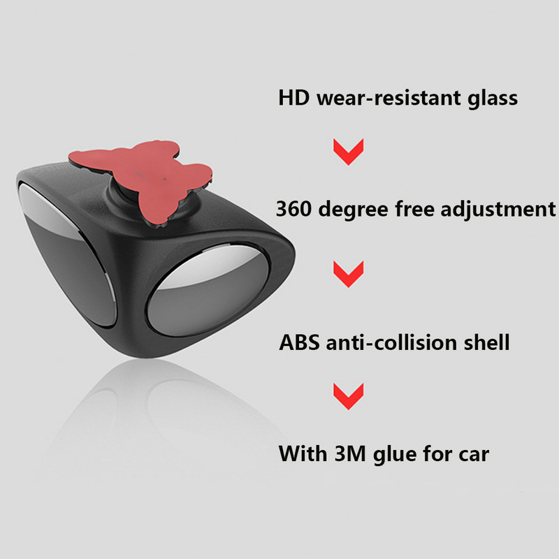 Oglindă unghi mort pentru mașini Oglinzi laterale automate unghi mort Oglindă cu unghi larg Oglindă retrovizoare convexă Design ajustabil