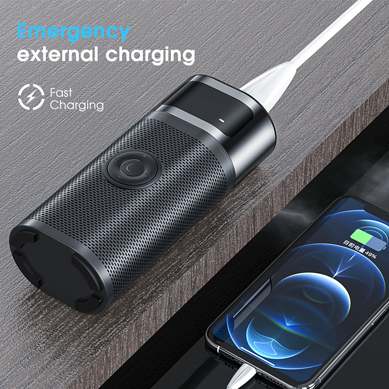 Безжична електрическа помпа за надуване Преносим въздушен компресор Аварийна помпа за помпане на гуми, приложима за мотоциклети и велосипеди