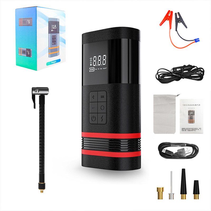 7500mAh sursă de alimentare pentru pornire de urgență a mașinii Pompă de încărcare a mașinii Mașină integrată Baterie de mașină Starter aprindere de urgență