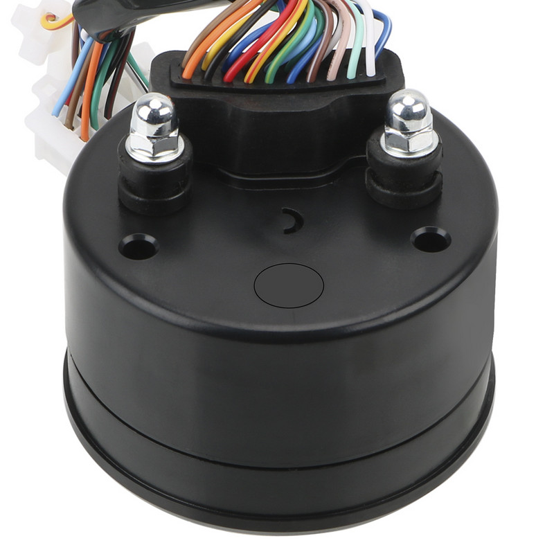 Indicator digital multifuncțional LED Tahometru Contor de combustibil Panoul motocicletei Vitezometru Viziune pe timp de noapte Cadran Odometru Anti-orbire