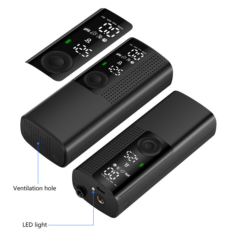 Mini pompă de aer portabilă, umflator de aer pentru bicicletă electrică, 120PSI, compresor de aer pentru mașină, pompă de aer pentru bicicletă, pompă pentru anvelope, anvelopă pentru mașină, gonflabilă