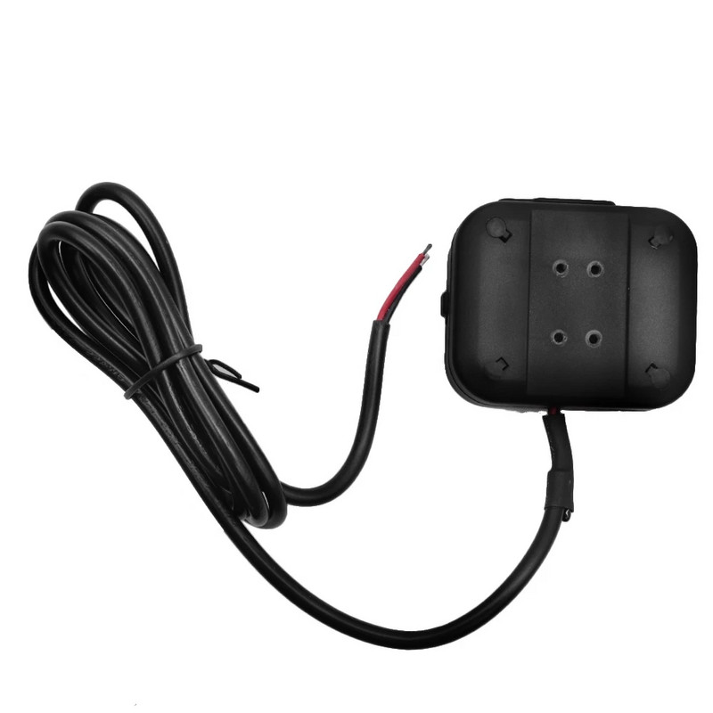 Koso, termometru de aer pentru motocicletă, indicator LED, voltmetru, tensiune pentru motocicletă, funcție 2 în 1, indicator de afișare a voltmetrului cu USB