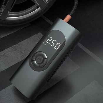 Интелигентен дигитален дисплей Моторна помпа за гуми с двойна употреба, монтирана на превозно средство Помпа за помпане с висока мощност Преносима помпа за помпане L6S7