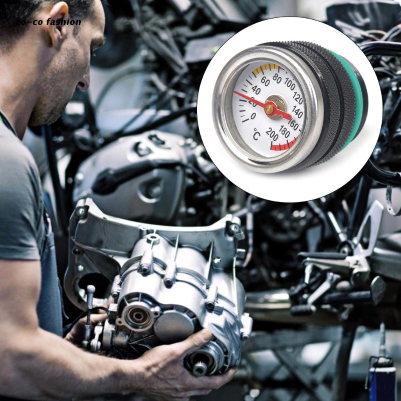 517B Indicator de temperatură a uleiului de motor Termometru Piese motociclete
