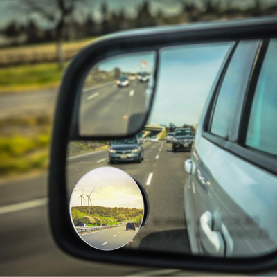 1/2pcs Rear View Mirror 360 Degree Blind Spot Mirror Adjustable Car Rearview Convex Mirror For Car Reverse Car Mirror Accessorie