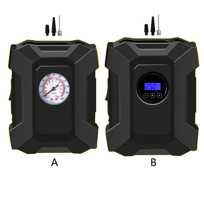 Преносима електрическа помпа за надуване Безжичен интелигентен цифров мини въздушен компресор Откриване на налягането в гумите за велосипед мотоциклет