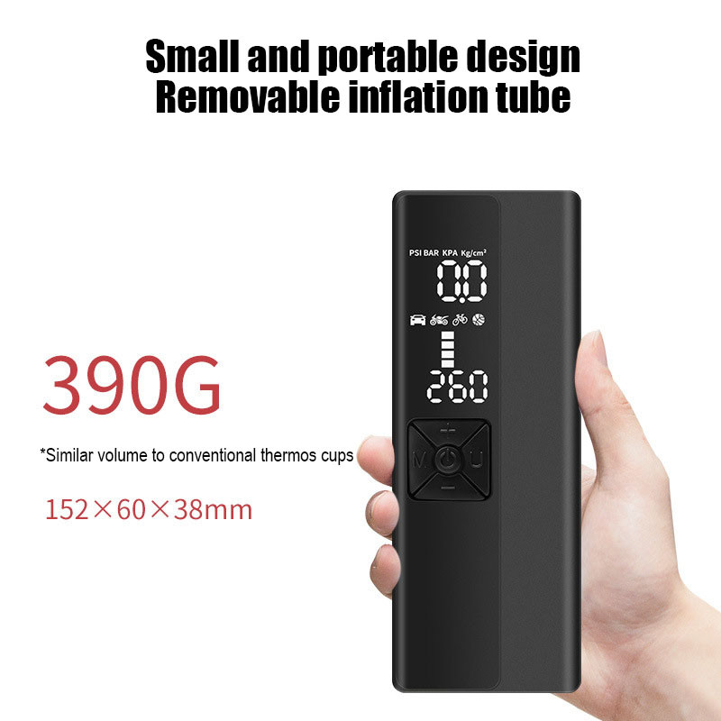 C típusú hordozható autós légszivattyú 5V 35W-45W 110-150Psi atmoszférikus nyomású felfújó autós motorkerékpárhoz