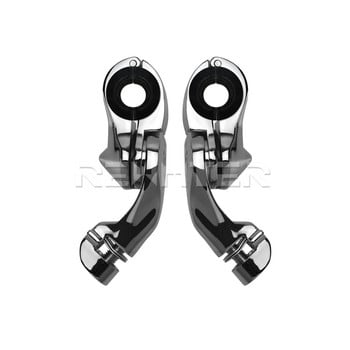 Мотоциклет Chrome 32MM Highway Engine Guard Footpegs Pedal Footest Foot Peg Mount за Harley Touring Dyna Sportster Softail