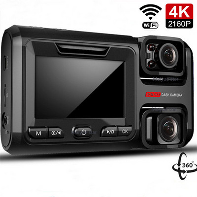 3-kanalni DVR za automobile 3 kamere 1080P kamera za automobil WiFi GPS ADAS Snimač za noćno gledanje Snimač za vožnju s dvije leće i stražnjim objektivom