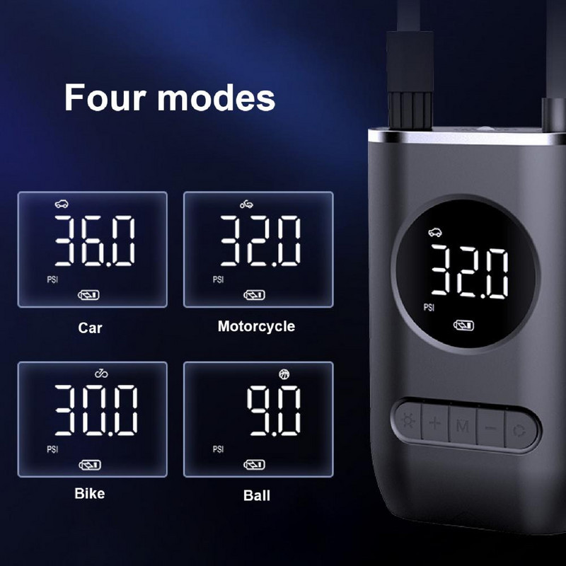 Pumpa za napuhavanje Praktična inteligentna električna zračna pumpa za napuhavanje guma za automobil visoke snage za motocikl