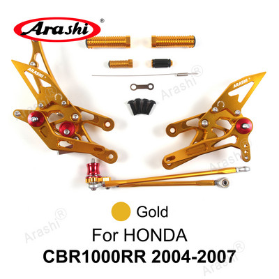 Arashi 1 komplekt HONDA CBR1000RR 2004 - 2020 CNC reguleeritav jalatugi Tagaseadised Tallapulk CBR1000 CBR 1000 RR 2008 2009 2010 2011