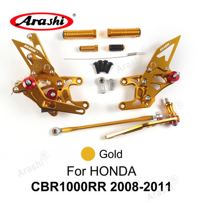 Arashi 1 komplekt HONDA CBR1000RR 2004 - 2020 CNC reguleeritav jalatugi Tagaseadised Tallapulk CBR1000 CBR 1000 RR 2008 2009 2010 2011
